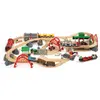 Image de Brio Circuit train en bois deluxe - Rouge