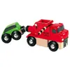 Image de BRIO Dépanneuse Rouge Voiture Verte