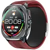 Image de Montre Connectée Avancée de Suivi de la Santé avec ECG et Pression Artérielle Red