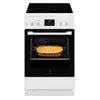 Image de LKR562066W Cuisinière vitrocéramique 50x60 cm 4 foyers blanc