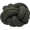 Image de Pouf XL en acrylique et laine vert forêt Knot - Design House Stockholm