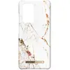 Image de IDEAL OF SWEDEN Coque pour Galaxy S21 Ultra Motif Marbre de Carrare Dorée