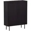 Image de Paris prix Buffet Bjorkon design nervuré - Noir
