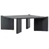 Image de Venture home Table basse carrée Rogaland - Marron foncé