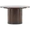Image de Venture home Table basse ronde MDF - Marron foncé