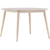 Image de Venture home Table à manger ronde Flora - Beige