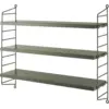 Image de Etagères en acier olive String Pocket - String furniture