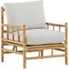 Image de Paris prix fauteuil de jardin en osier - Naturel & gris clair