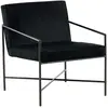 Image de Paris prix Fauteuil velours design - Noir