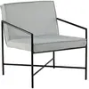Image de Fauteuil Design Velours Côtelé Rakel 78cm Gris