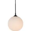 Image de Suspension en verre noir 25 cm Capo - Belid