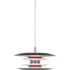 Image de Suspension noire et rouge 1,75m diamètre 30cm LED Diablo - Belid