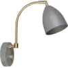 Image de Applique avec prise en laiton et métal gris Deluxe - Belid