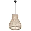 Image de Suspension By Rydéns Seagrass boho 49cm beige noir