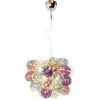 Image de Suspension By Rydens Gross multicolore Ø50 en verre 8xG9