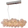 Image de Suspension bulles Gross By Rydens chrome miel 156cm
