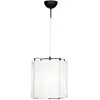 Image de Suspension noire métal/lin Softy By Rydéns Ø35 cm E27