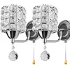 Image de stoex 2x Applique Cristal E14 - Argenté