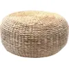 Image de Le pouf en jacinthe d'eau - Naturel - M - Bazar Bizar