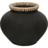 Image de Vase L naturel noir Styly - Bazar Bizar