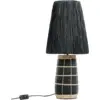 Image de Lampe de table Naxos - Noir Naturel Bazar Bizar