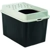 Image de Bac à litière pour chat Rotho Mypet Top Noir 57,2x39,3x40,4 cm 232755