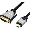Image de Roline Câble DVI vers HDMI - Argent