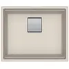 Image de Evier à encastrer sous plan 56cm fragranit café crème - 467735SBVL - Kubus 2.0 - FRANKE