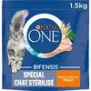 Image de PURINA-Croquettes Chat   Purina One Stérilisé Poulet Blé   1,5 kg