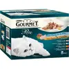 Image de GOURMET Perle Duo à la Dinde et à l'Agneau - 12 x 85 g - Sachets Fraîcheur pour Chat Adulte - Lot de 6