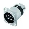 Image de Neutrik Adaptateur USB A/B - Nickel