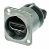 Image de Neutrik Adaptateur HDMI avec Ethernet High Speed Argent