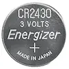 Image de pile lithium - energizer cr2430 - 3 volts - blister de 2 piles