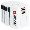 Image de Skross Adaptateur de Voyage Universel + 2 USB - Blanc