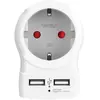 Image de Skross Adaptateur Secteur Europe vers Europe 2 USB-A 4000W Blanc