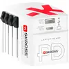 Image de Skross Adaptateur de Voyage Universel 3A USB-A / USB-C Power Delivery 65W Blanc