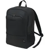Image de DICOTA Sac a dos BACKPACK BASE Ecologique Noir Pour PC Portable 15"-17.3" 24L polyester, rembourré, poches rangement garantie a vie D30913-RPET