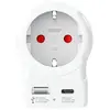 Image de Skross Adaptateur Secteur Europe vers USA avec USB-A / USB-C 16A 4000W Blanc