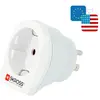 Image de 1.500203C-E Adaptateur secteur Europe vers USA Type B blanc 15A