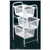 Image de Metaltex resserre 3 corbeilles de rangement - Blanc