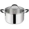 Image de Faitout inox 20cm + couvercle - 12896031620 - Tempra - LAGOSTINA