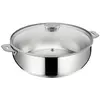 Image de Sauteuse avec couvercle 24cm inox - 12138031824 - Salvaspazio+ - LAGOSTINA