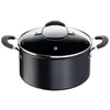 Image de Faitout anti-adhésif 24cm avec couvercle - 012165031224 - Tempra - LAGOSTINA