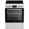 Image de Whirlpool W6V8LCSX - Cuisinière 60 cm - Plan vitrocéramique - Four 72 L
