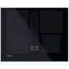 Image de Table de cuisson induction aspirante 65cm 4 feux 7400w noir - WVH1065UKIT - WHIRLPOOL