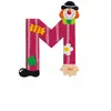 Image de Sevi Lettre M "Clown"