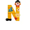 Image de Sevi Lettre en Bois Clown
