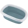 Image de Bac à litière pour chat 10 acier Zolux Stefanplast Sprint Bleu TU 590105BAC