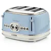 Image de Ariete Grille-pain 4 fentes Vintage Celeste - 156-3