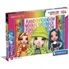 Image de Clementoni puzzle enfant Rainbow High - 104 pièces
